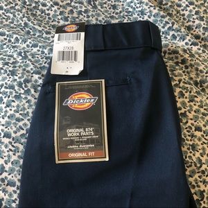 NWT navy dickies straight leg